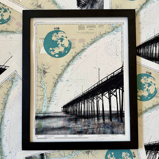 NC | Carolina Beach Pier | Carolina Beach, North Carolina | Silkscreen