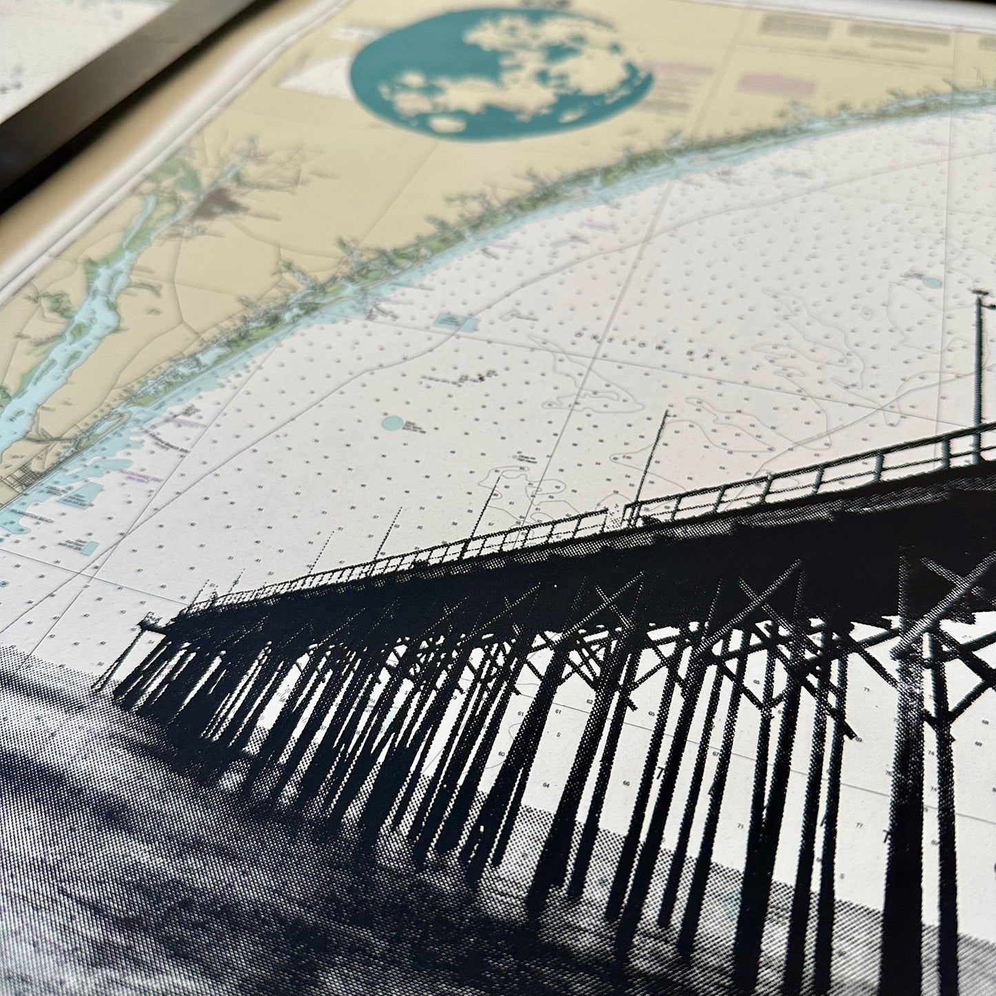 NC | Carolina Beach Pier | Carolina Beach, North Carolina | Silkscreen