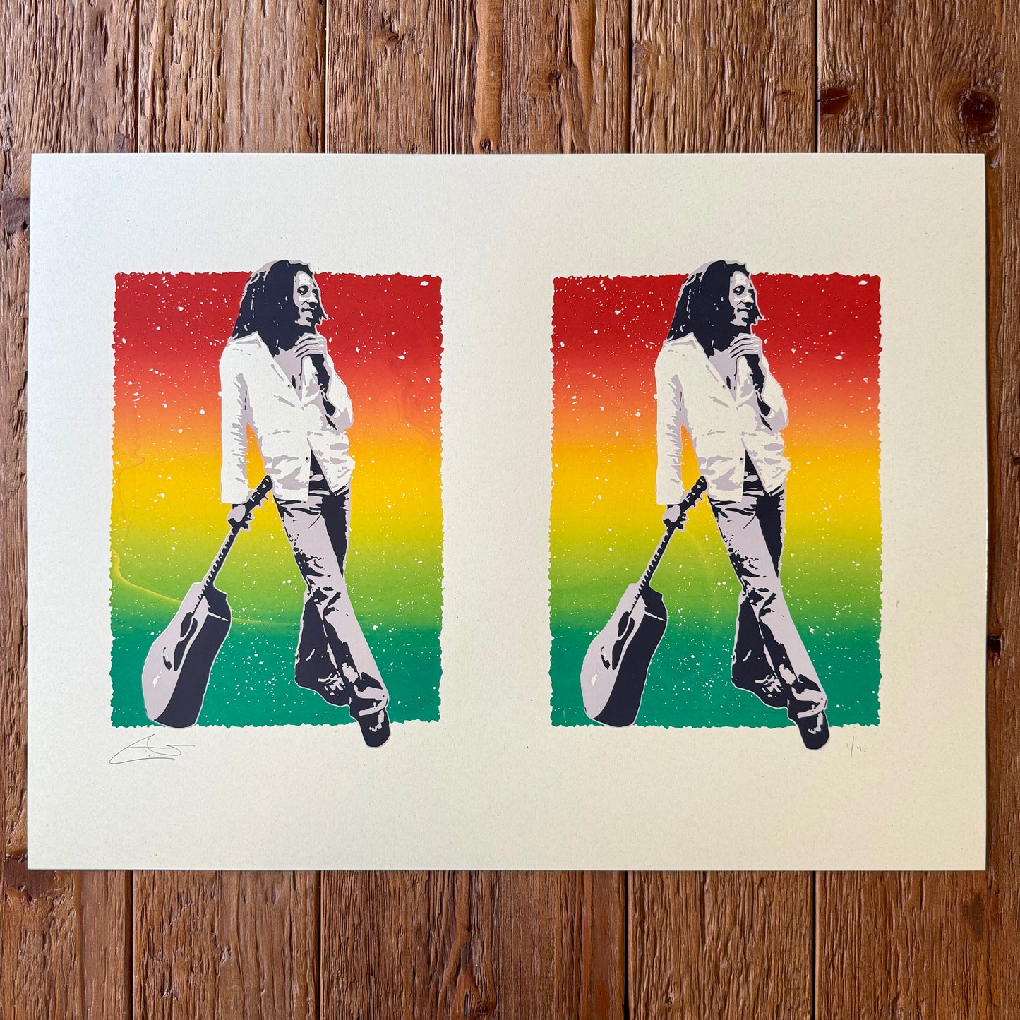 "One Love" Uncut Sheets