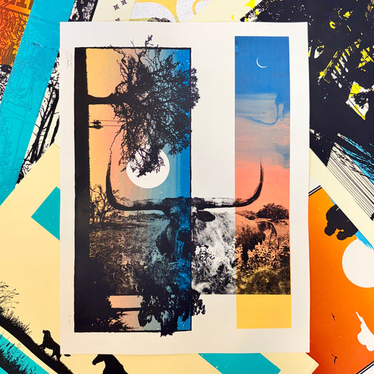 Monoprint #015 (two-sided)