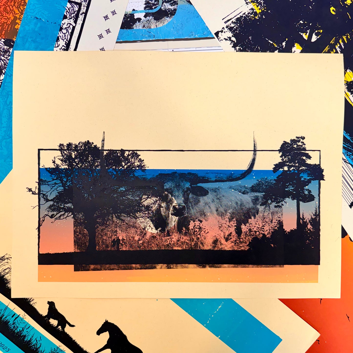 Monoprint #014 (two-sided)