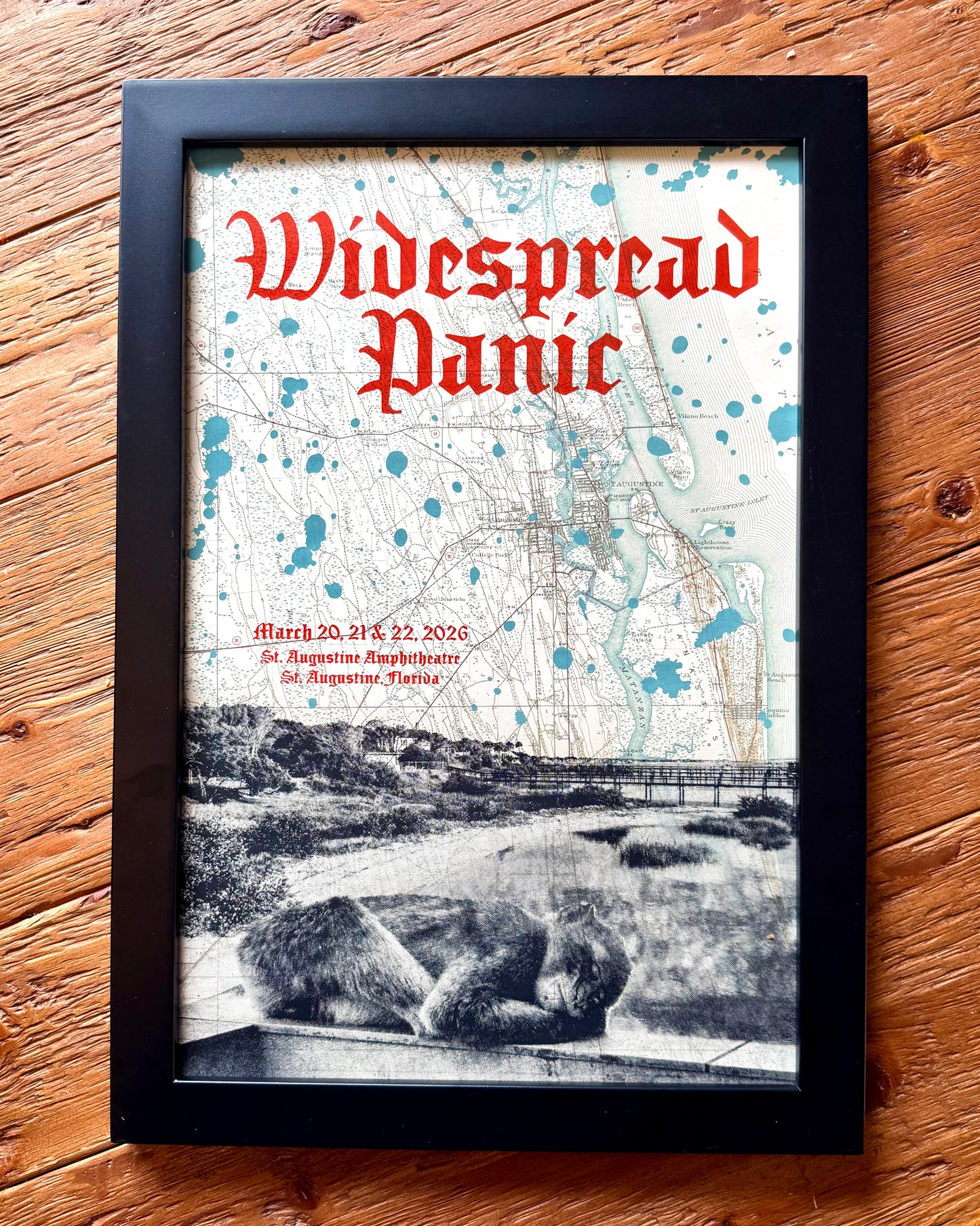Widespread Panic | St. Augustine 2026 Mini-Print