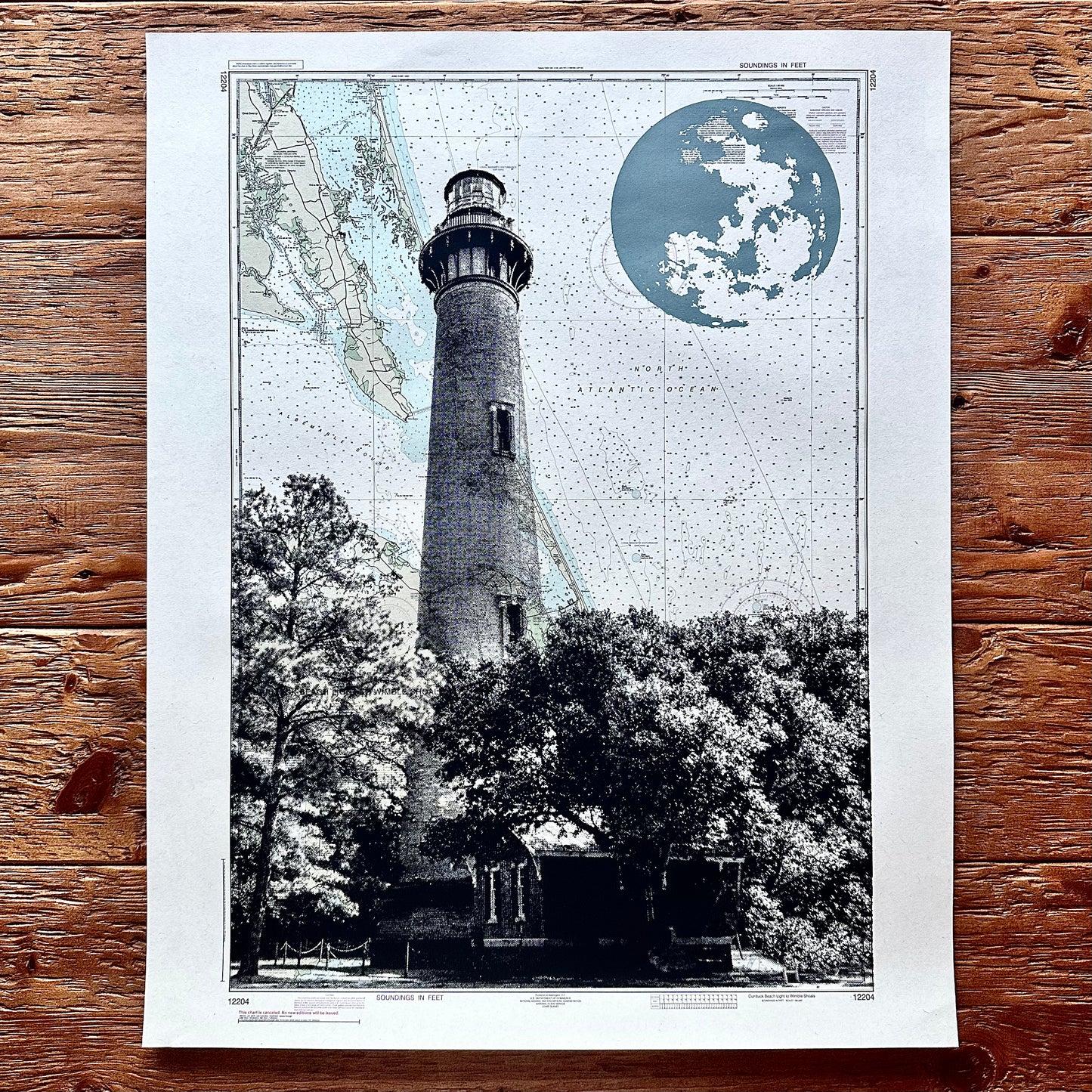 NC | Currituck Lighthouse | Corolla, North Carolina | Silkscreen