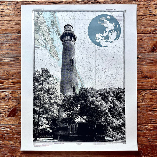 NC | Currituck Lighthouse | Corolla, North Carolina | Silkscreen