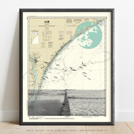 NC | South End | Wrightsville Beach, North Carolina | Inkjet Print