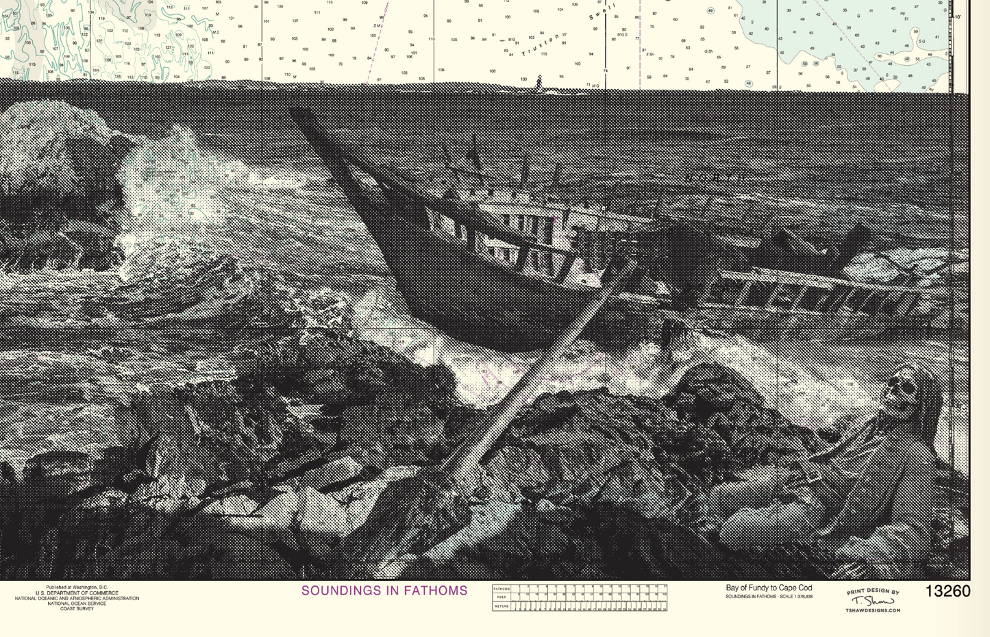 ME | Portland Head Light | Cape Elizabeth Lighthouse | Portland, Maine | Inkjet Print