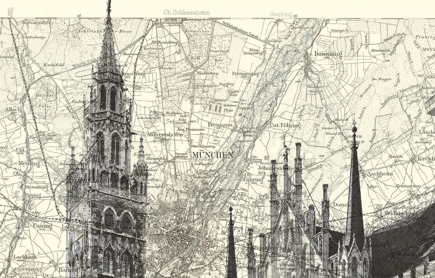 Germany | Munich Marienplatz | Bavaria | Inkjet Print